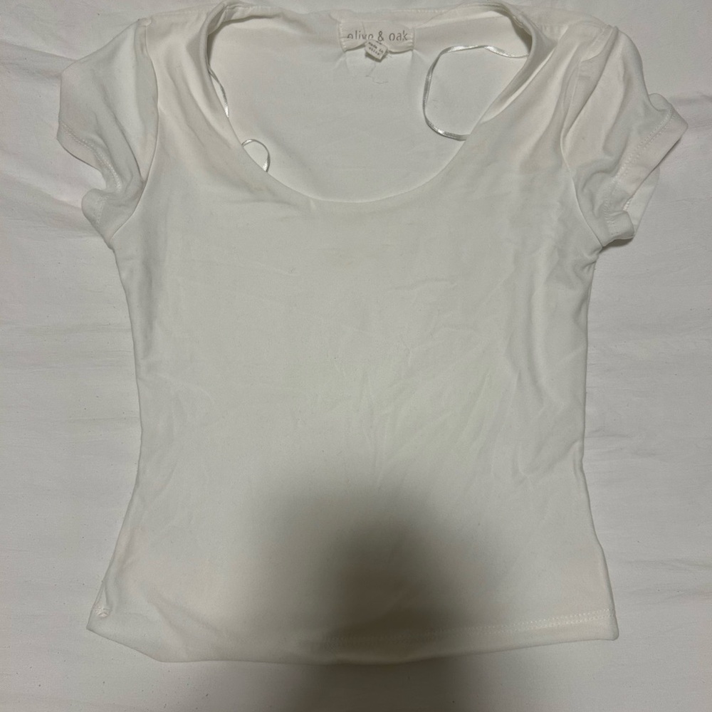 White Short Sleeve Tee